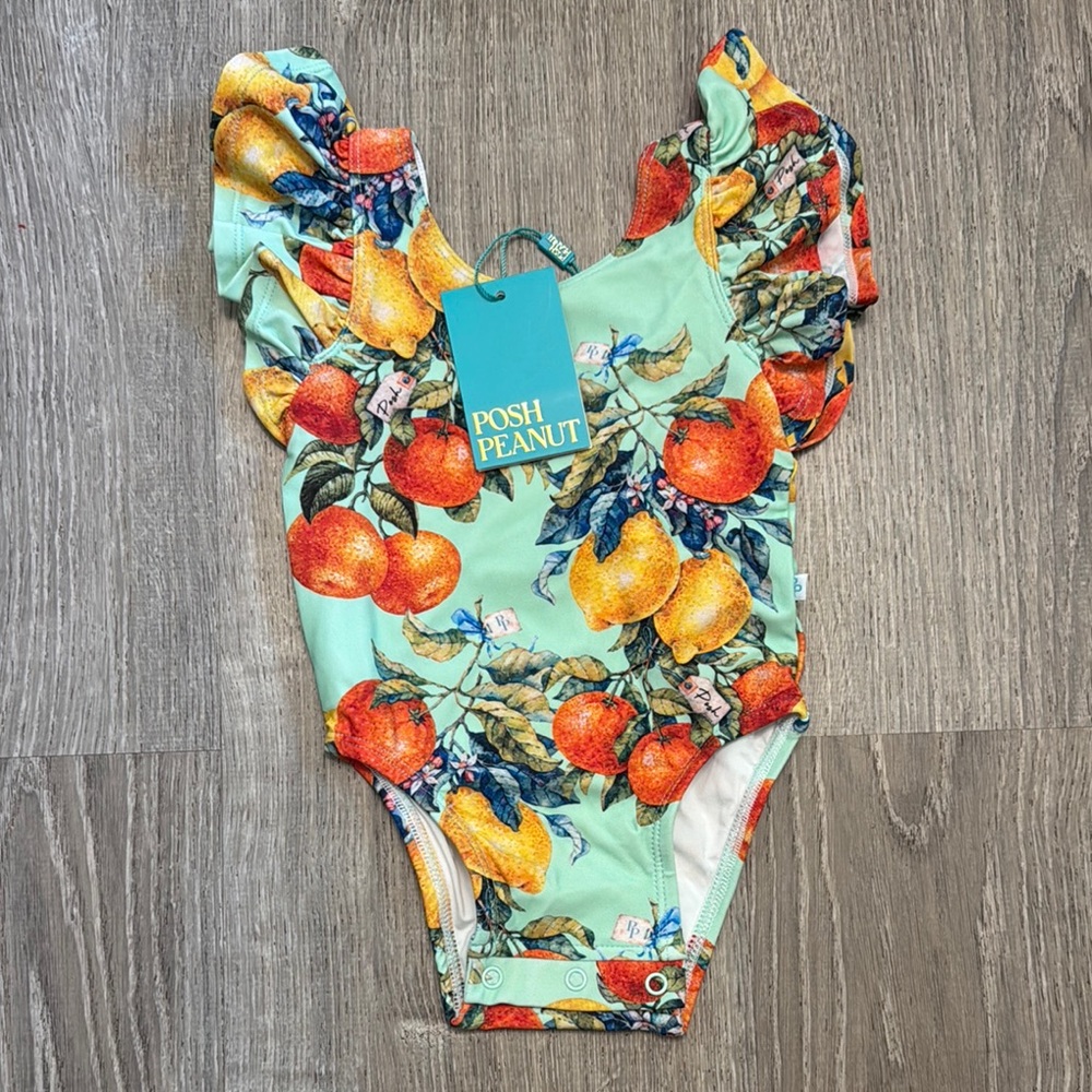 Posh Peanut Ruffle Bathingsuit